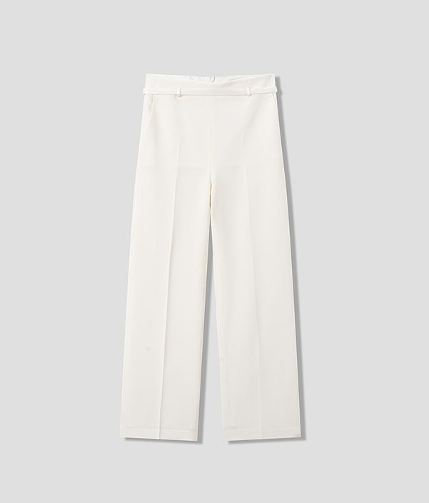 COMME MOI Lu Yan designer's new wool slimming wide-leg pants - ZARIA.