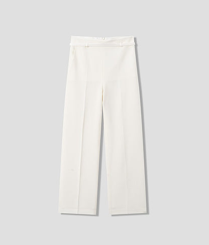 COMME MOI Lu Yan designer's new wool slimming wide-leg pants - ZARIA.
