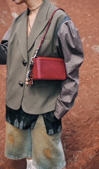 IUBALLET Retro Small Leather Box Bag - SWADE.