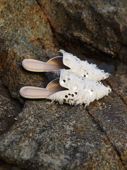 B-FEI casual semi-support Chinese mules-LINA.