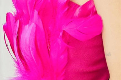 DOLLY Luxury Chest Wrap Sleeveless Off Shoulder High Waist Formal Dinner Dress-ORA