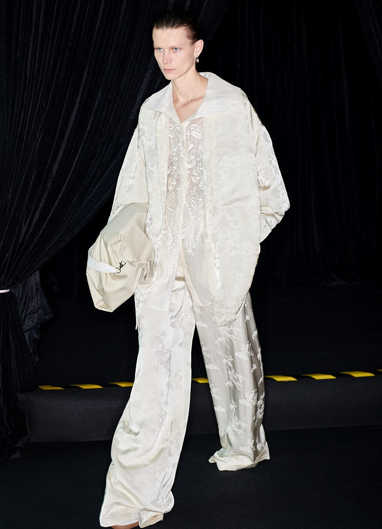 M essential Mackay designer Jacquard cool oversized shirt - sieive.