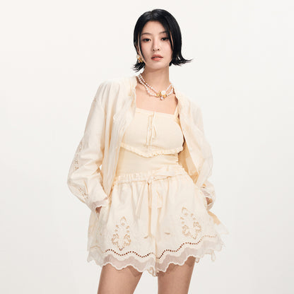 FAME Wavy Knitted Camisole - BRYCE