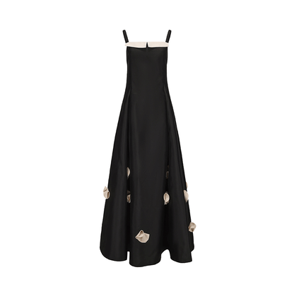 ATELIER MISS LU Orchid Shape Cut Gorgeous Swing Dress - CLAIRE.