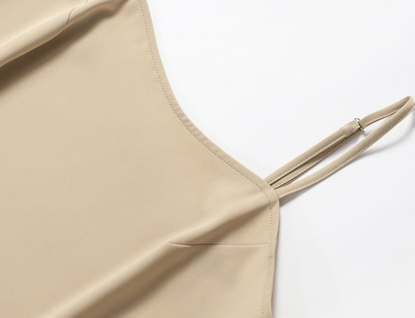 WANGXO | Satin-Stitched Georgette & Stretch Sequin Knit  Suspender Skirt & Vest Skirt Set -LUMA