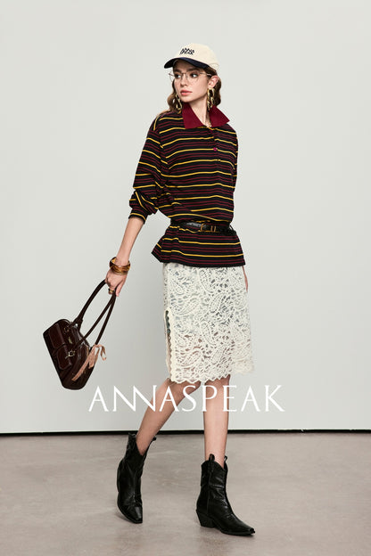 ANNASPEAK versatile chenille velvet lace custom lace dress vest-MAC.