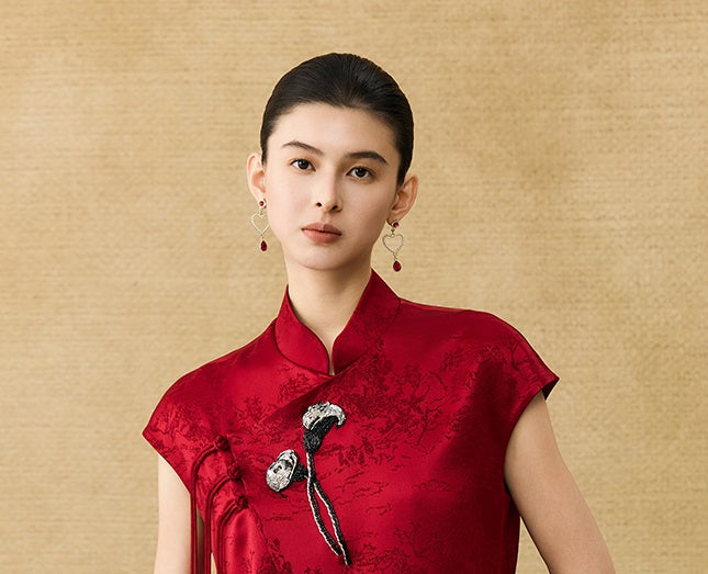 HECO Chinese Acetate Jacquard Short Sleeve Shirt - NIBE.