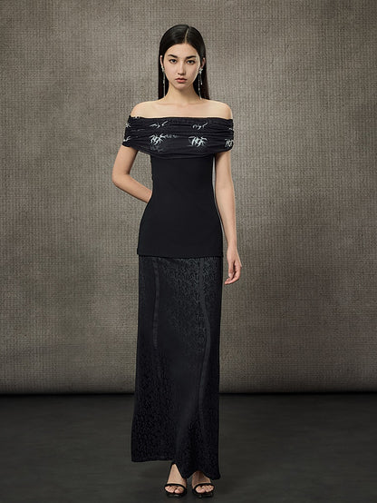 HECO Summer Sleeveless Ruched Bardot Top - LEARN.
