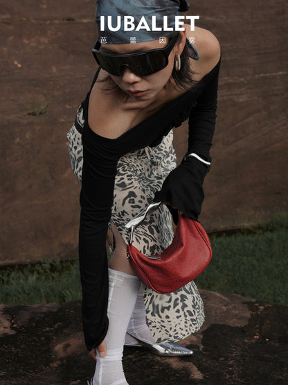 IUBALLET Quantum Gravity Metal Tote Futuristic Crossbody Bag - SONIE.