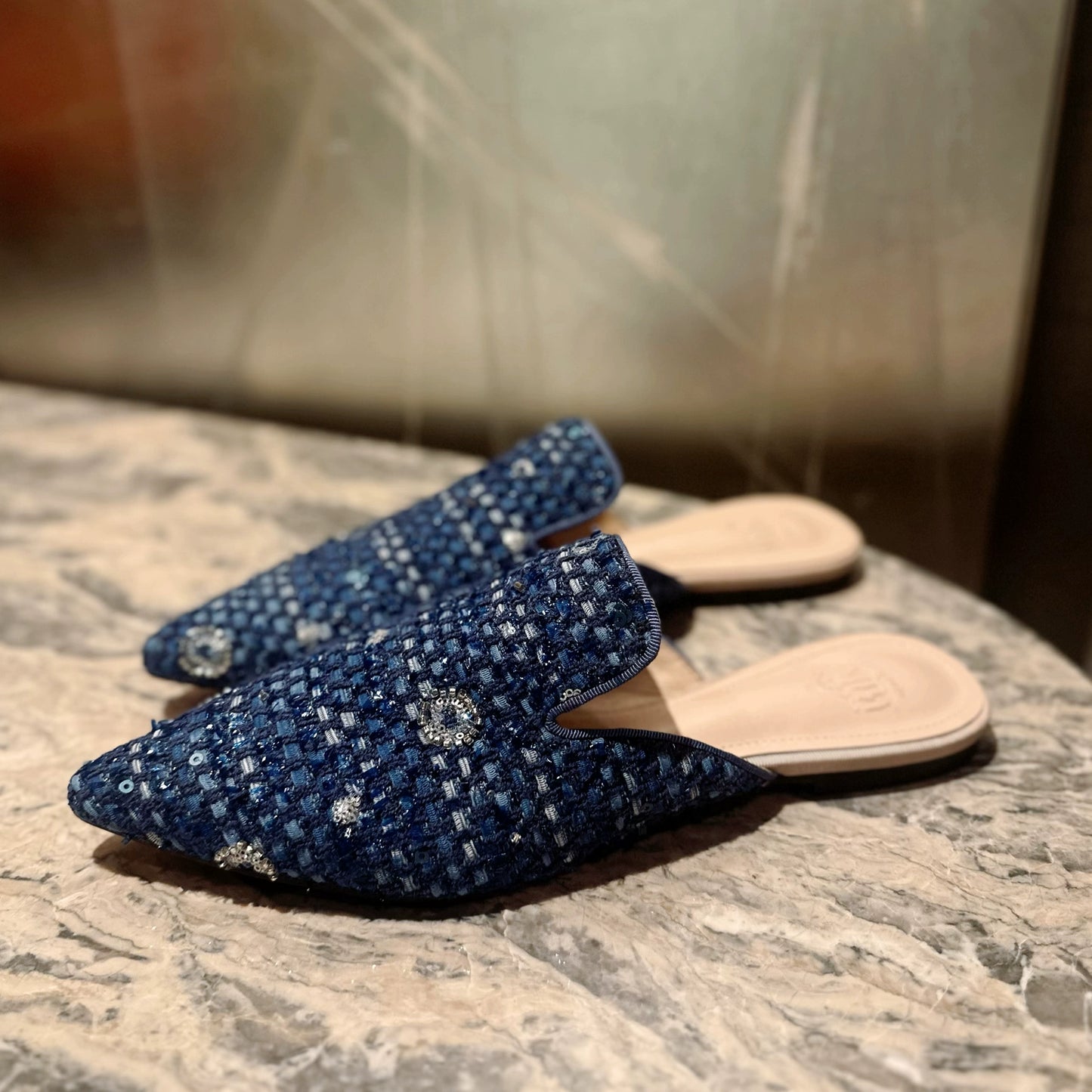 B-FEI hand-knitted pointed toe shoes-GACH.