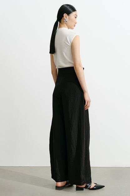 COMME MOI Lu Yan designer's new women's semi-turtleneck slim seamless knitted top - BRAIN.