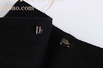 Le Palais Vintage Original Retro Irregular Long Woolen Houndstooth Skirt- VERA.