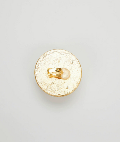 ZHUCHONGYUN Autumn Oriental Foil Gold Bead Earrings-RIMA