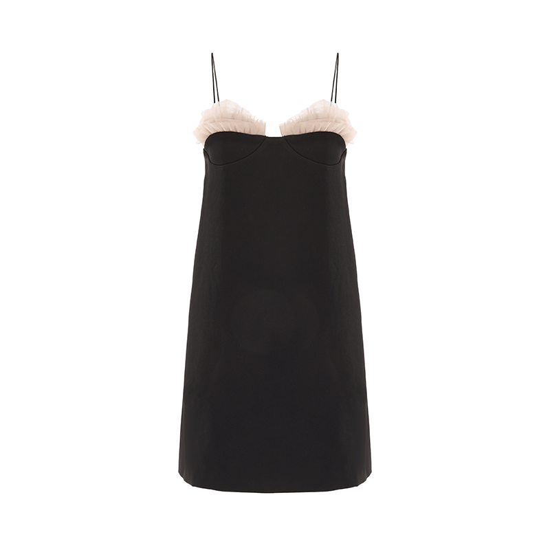 ATELIER MISS LU spring and summer Tulle Slip Dress - STAR