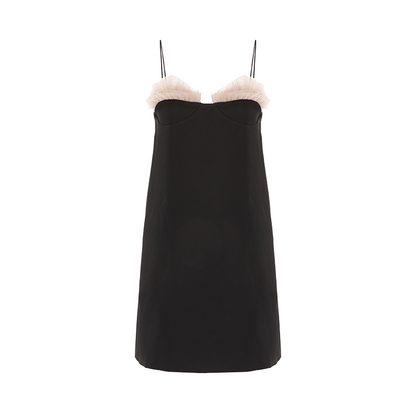 ATELIER MISS LU spring and summer Tulle Slip Dress - STAR