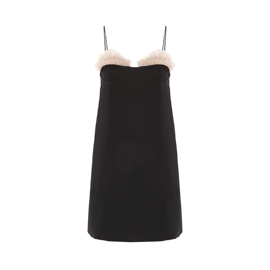 ATELIER MISS LU spring and summer Tulle Slip Dress - STAR