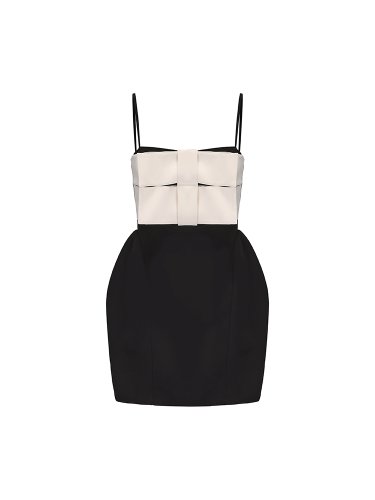 ATELIER MISS LU Geometric Ribbon Stitch Slip Dress - MIGHT.