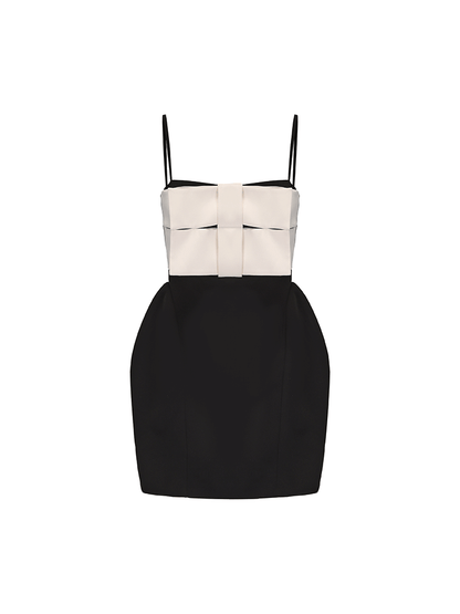 ATELIER MISS LU Geometric Ribbon Stitch Slip Dress - MIGHT.