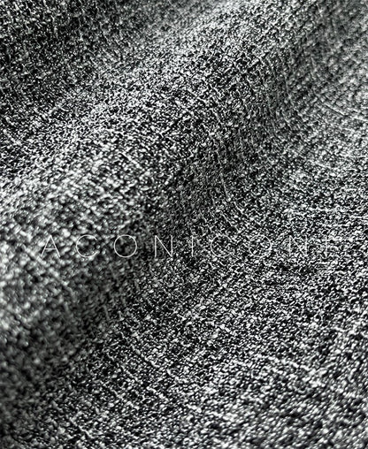 Aconiconi High End Gray V-Neck Sleeveless Hound Sooth Cocktail Dress- Kawashima Girl