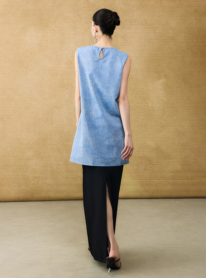 HECO Chinese butterfly bead embroidered slimming straight skirt - POLY.