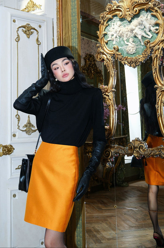 MEI SANGUAN 100% Wool Padded Long-Sleeve Inner Top - WILLIAM