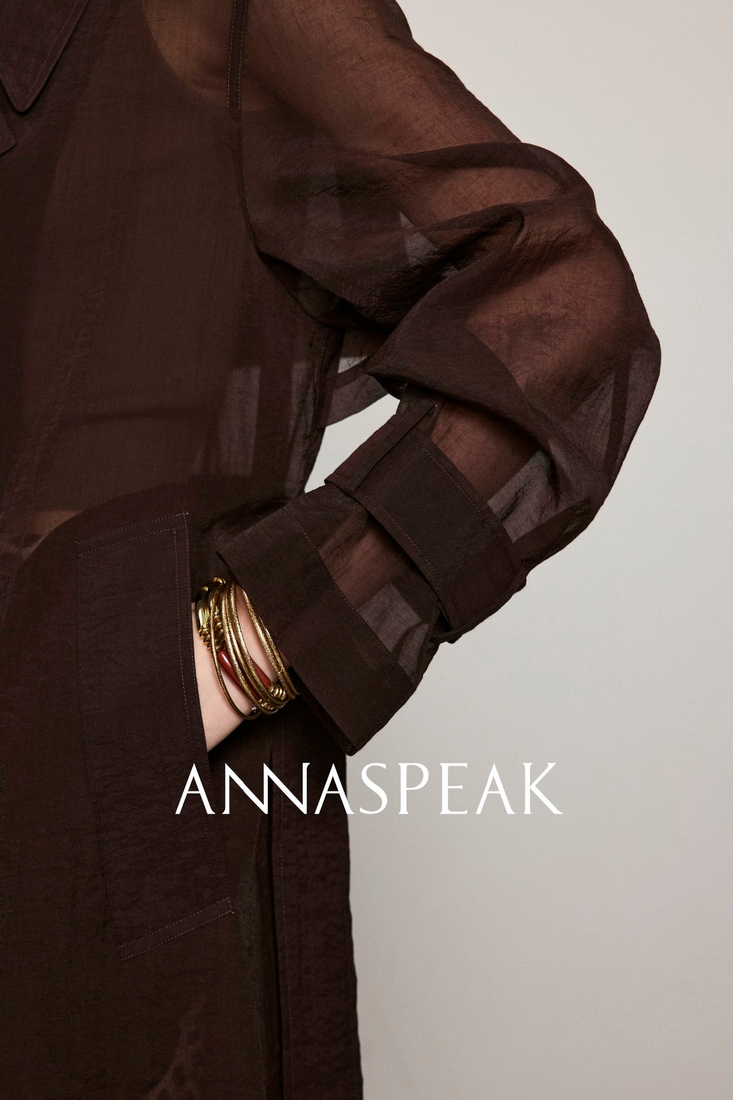 ANNASPEAK Machine  Midi Length Lightweight Loose Silhouette Long Trench Coat-MUA.