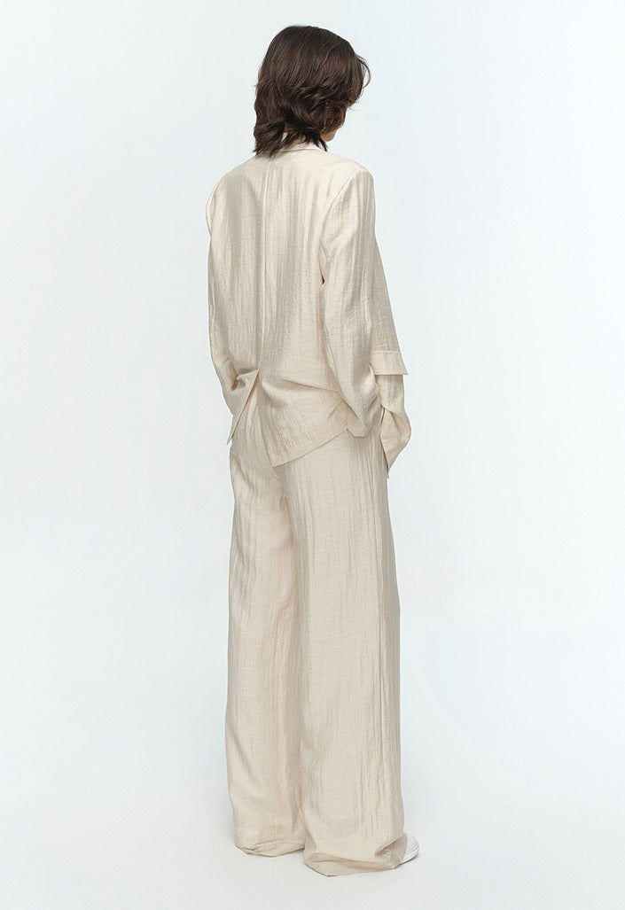 COMME MOI summer women's classic straight suit - PRIMI.