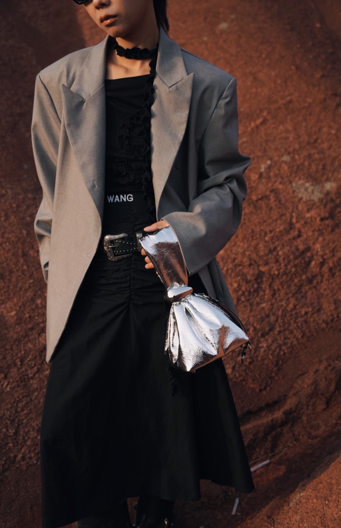 IUBALLET Timeless Triangle Leather Bag - LUCKY.