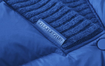 ZHUCHONGYUN Short Puffer White Goose Down Jacket-SWEADER.