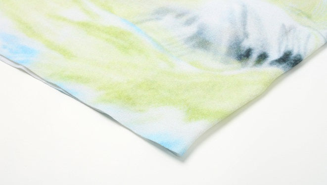 ZHUCHONGYUN Autumn Print Geometric Cotton Skirt Design Skirt--HARUHI.