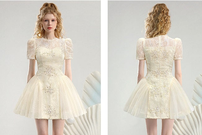 CHECOCRE Stubble French temperament girly heavy industry lace.