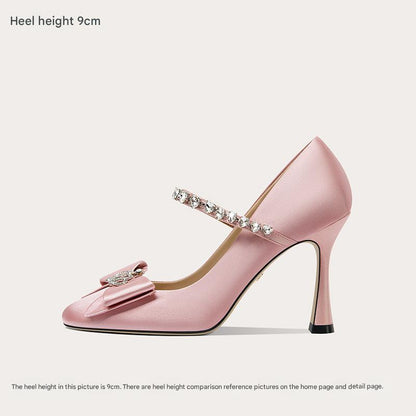 LilyWei [Rainy Sky Set] French high heels, feminine temperament, comfortable-AMELIA