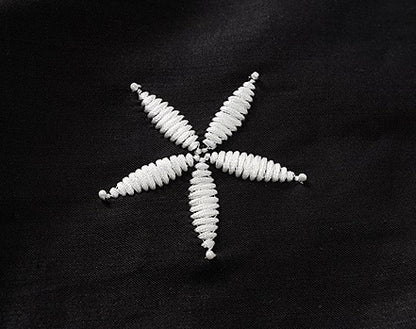 COMME MOI summer backless embroidered beaded black dress - BIANCA.