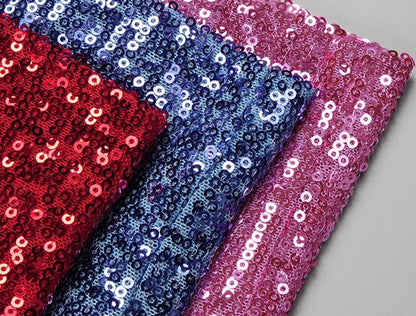 DOLLY Elegant Crew Neck Long Sleeve Slim Fit Sequin Long Evening Dress-IIANA