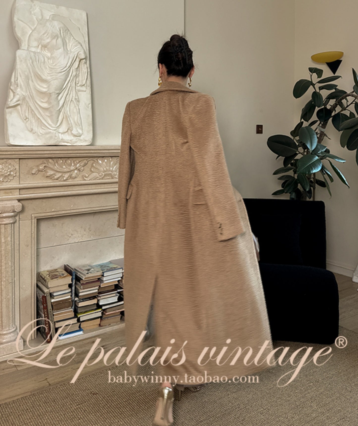 Le Palais Vintage Elegant Brown Aysmmetrical Wrap Short/ Long Dress-POA.