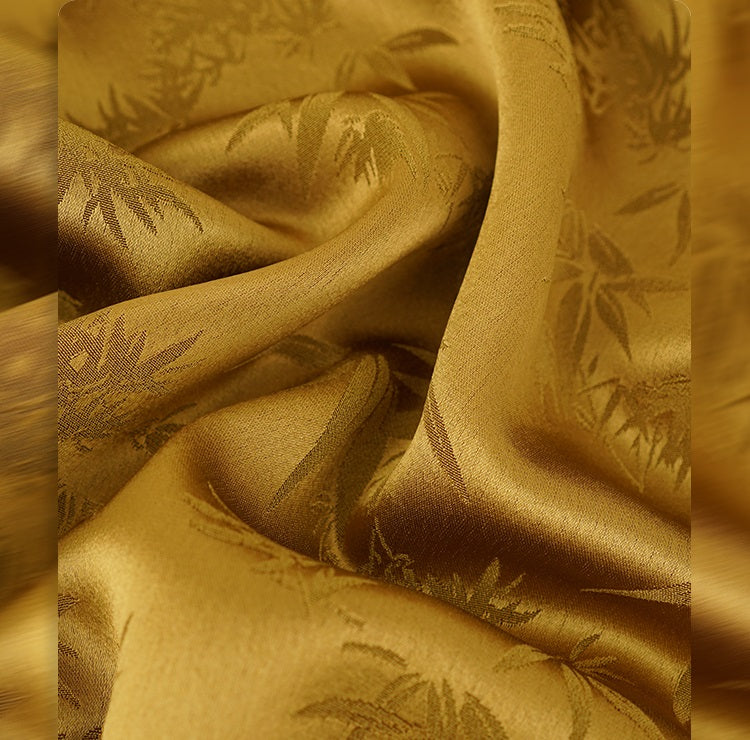 HECO Chinese Acetate Fugui Buckle Short Sleeve T-Shirt - CLOVE.