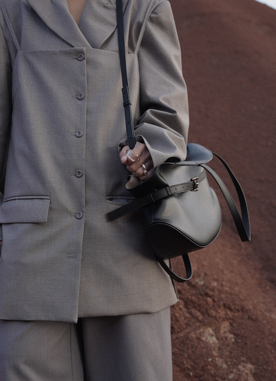 IUBALLET Sleek Shoulder Leather Bag- RUSH.