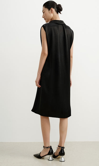 COMME MOI  summer women's cape sleeveless dress - SOPHIE.