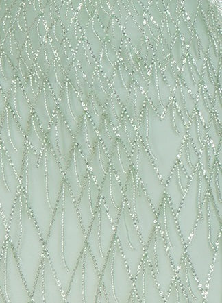 Wardrobes by Chen Elegant Green Halter Tassel cocktail party Dress-Zen