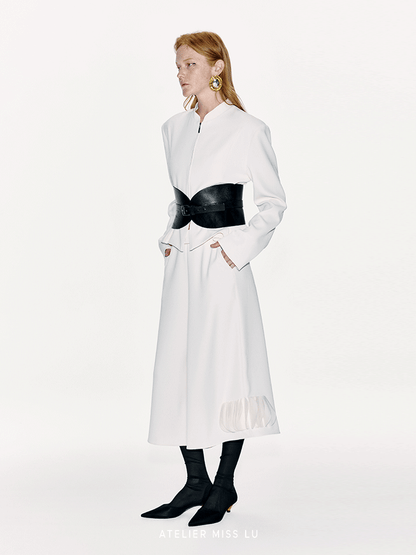 ATELIER MISS LU Authentic Silhouette Casual Waist Zip-Up Jacket - FRAME.