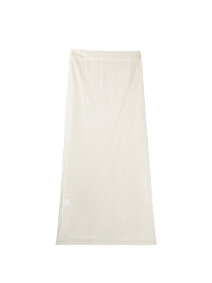 HECO Chinese style wrinkle elastic age-reducing temperament Skirt- ELLA.