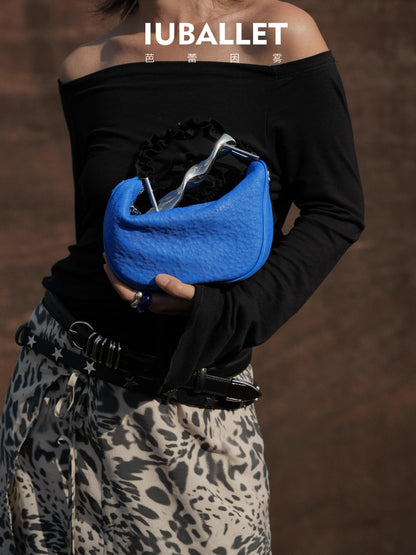 IUBALLET Quantum Gravity Metal Tote Futuristic Crossbody Bag - GUILT.