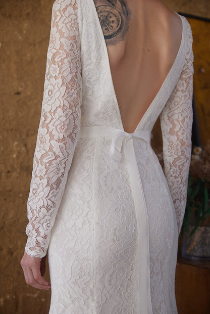 GOUDIN bridal white light wedding dress-IRMA.