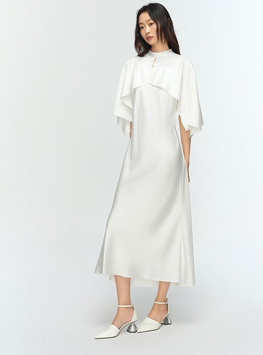 COMME MOI Lv Yan Designer Summer Women's Straight Neck Sexy Slip Dress - IVY.