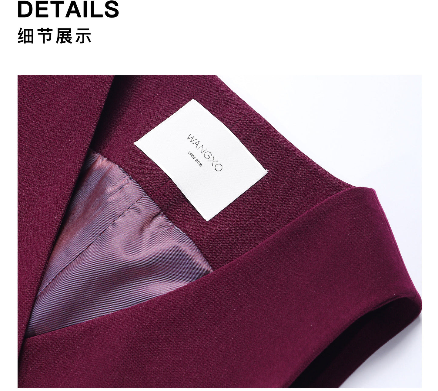 WANGXO | Cool Skin-Friendly Slanted Vest & Single-Pleated Trousers Elegant Suit- VEDA