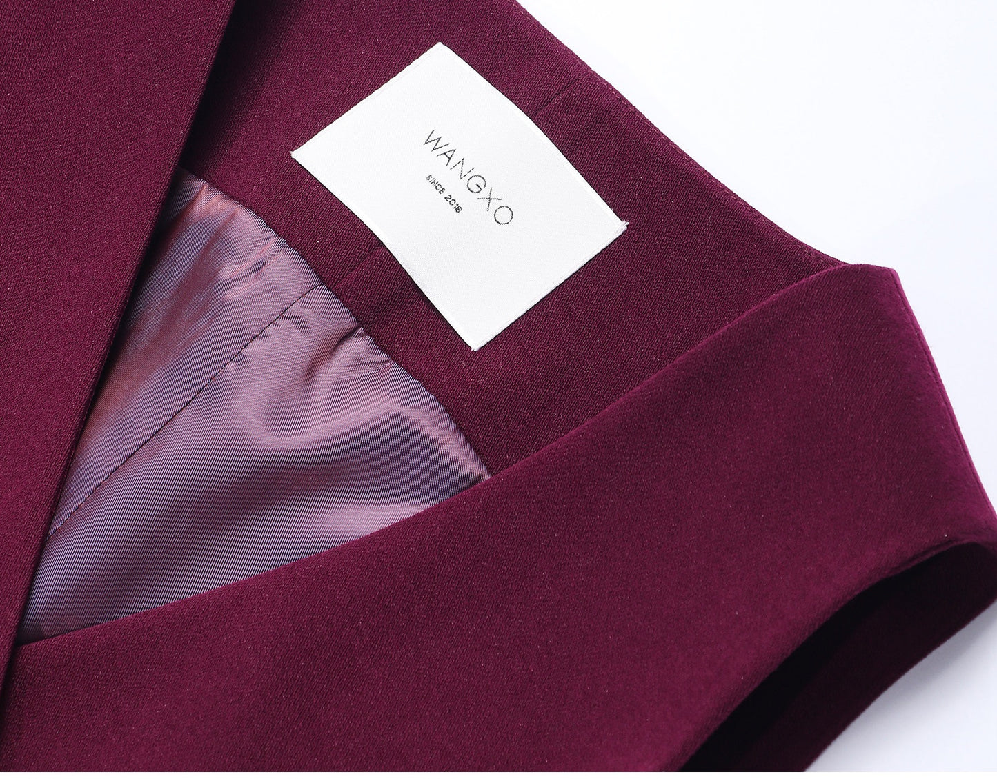 WANGXO | Cool Skin-Friendly Slanted Vest & Single-Pleated Trousers Elegant Suit- VEDA