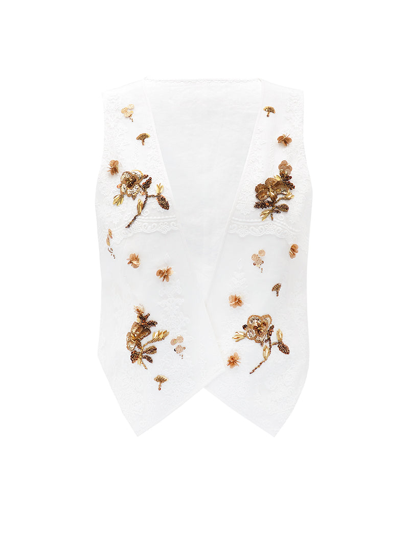 M essential Mackay designer Donchang jacquard low stand-up collar loose short-sleeved shirt - DIVA.