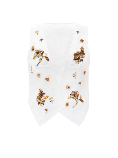 M essential Mackay designer Donchang jacquard low stand-up collar loose short-sleeved shirt - DIVA.