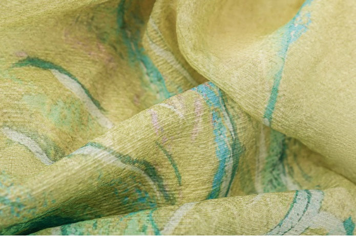 HECO Chinese Layered  Summer Smudge Temperament Long dress- ZING.