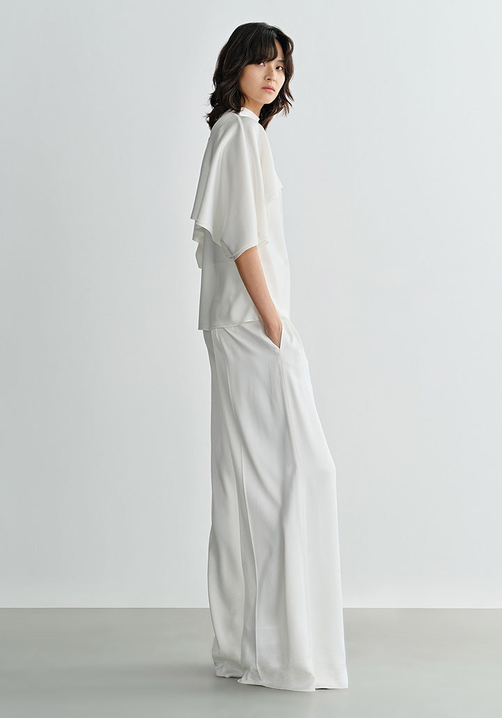 COMME MOI  summer small V neck sexy white inner suspenders - GIANA.